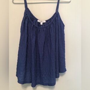 NWT Ces Femme Soul House Key West Blue Sleeveless Top Size S